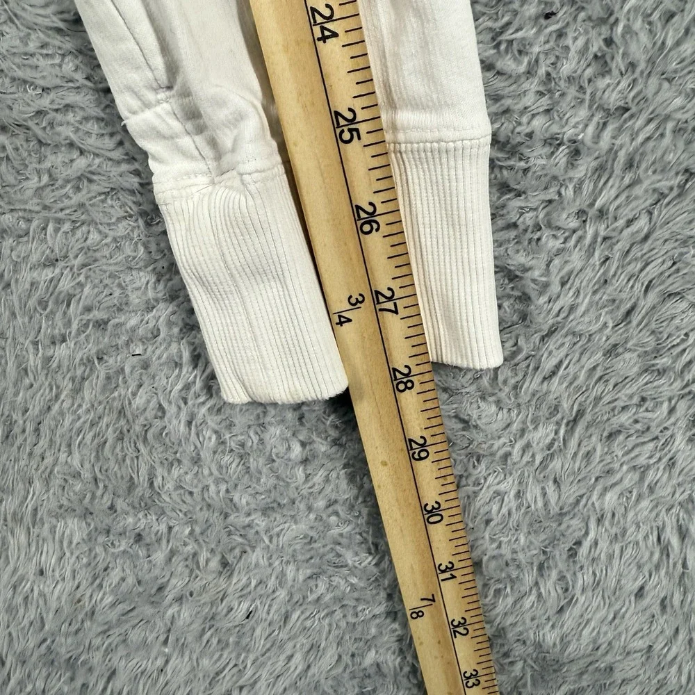 Nike 6.0 Women Sweatshirt Large White Hoodie Swoosh Logo Full Zip‎